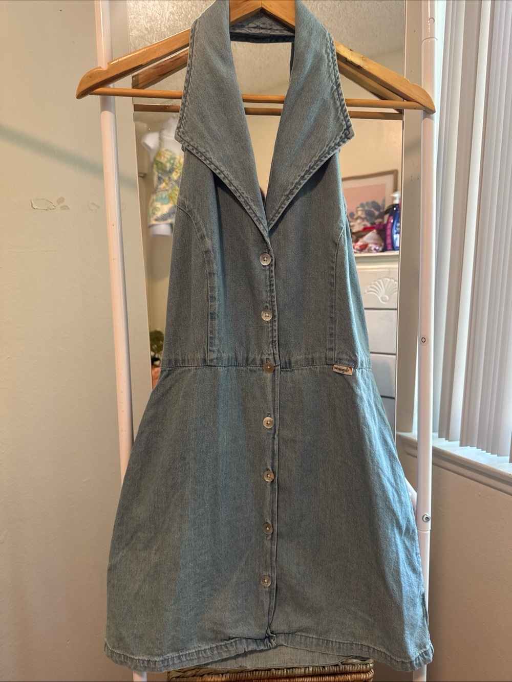 Wrangler Light Blue Denim Mini Dress